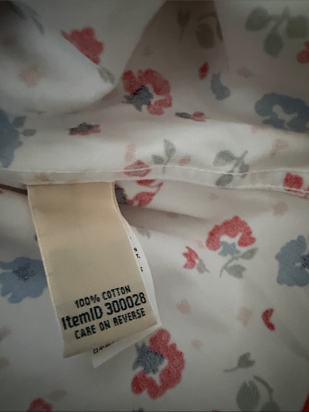 L.L. Bean White Floral Button-Down Shirt - Picture 2 of 3